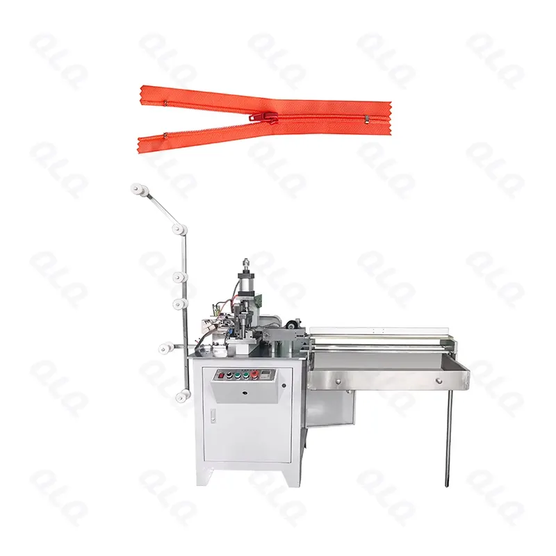 Step 5: Zipper Cutting - QLQ zipper manufacturing machine