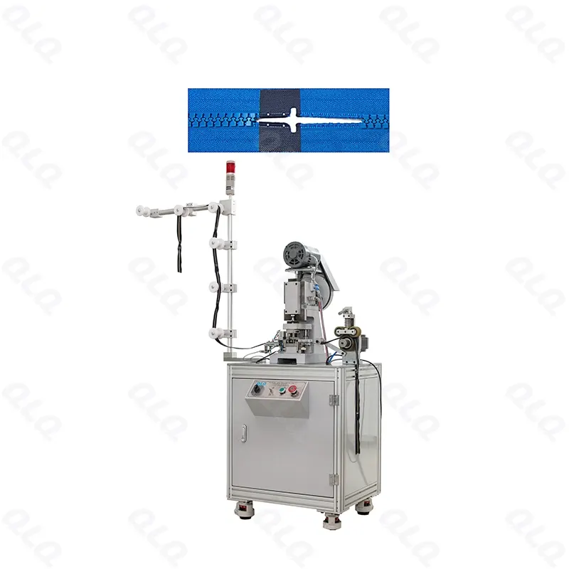 Step 3: Hole Punching - QLQ zipper manufacturing machine