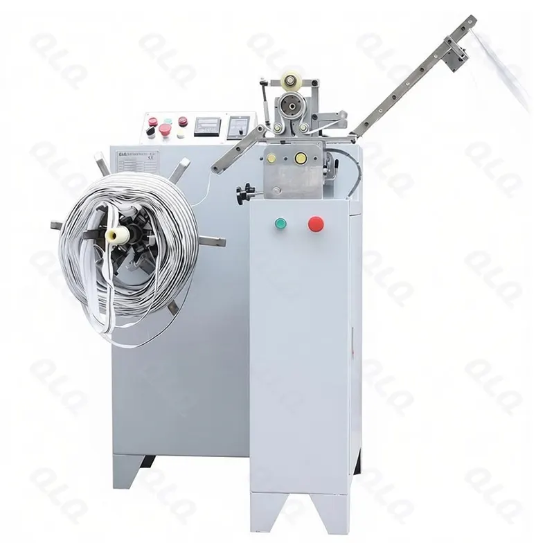 Step 9: Long Chain Zipper Winding - QLQ zipper manufacturing machine