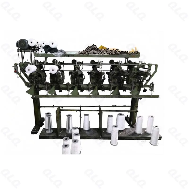 Step 2: Zipper Center Cord Rolling - QLQ zipper manufacturing machine