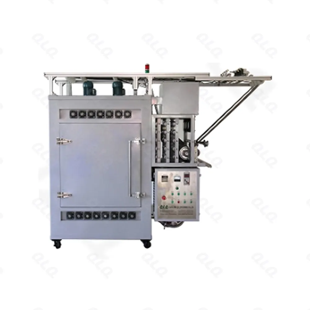 Step 8: Zipper Ironing - QLQ zipper manufacturing machine