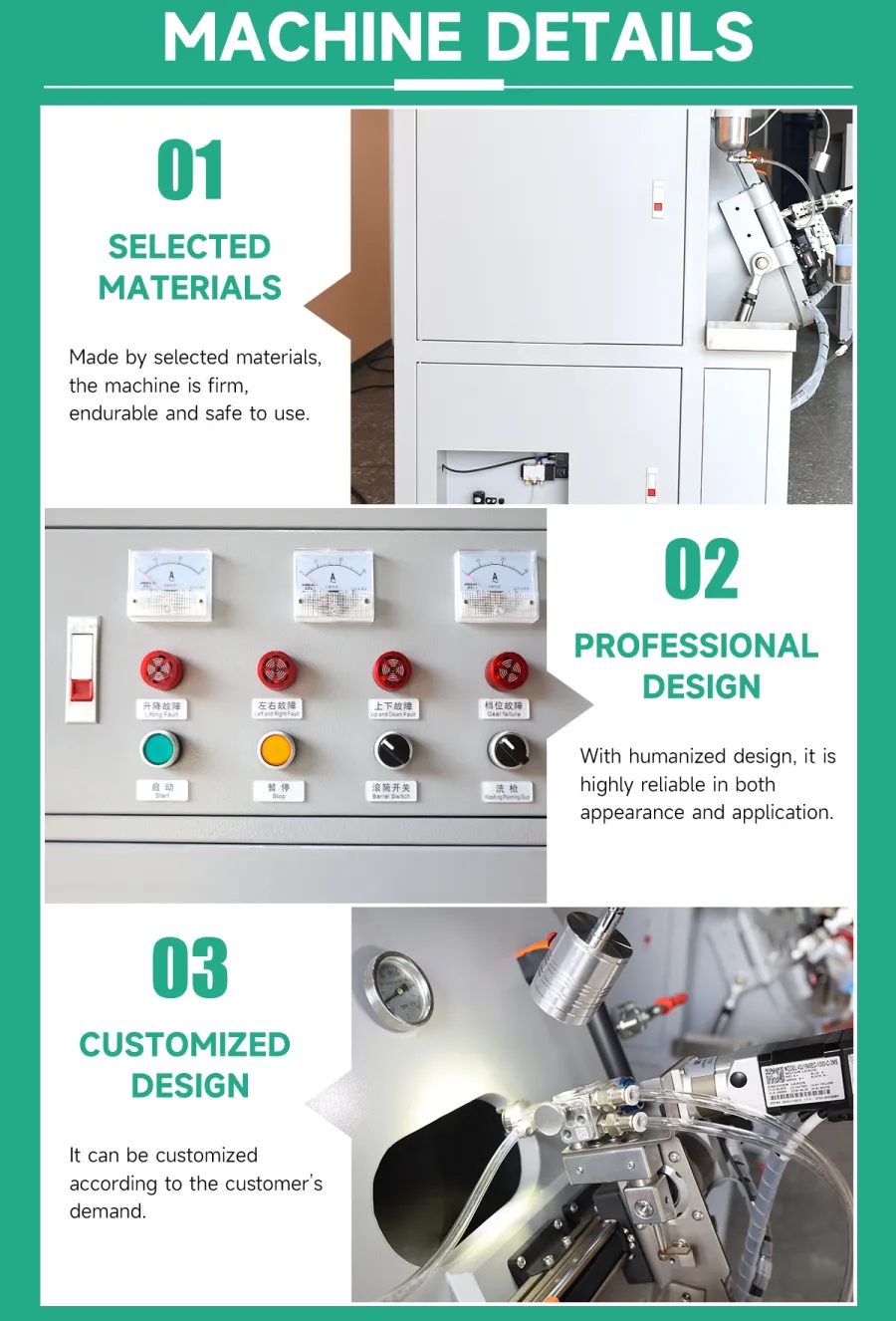 QLQ-SPM-2 Automatic Intelligent barrel painting machine