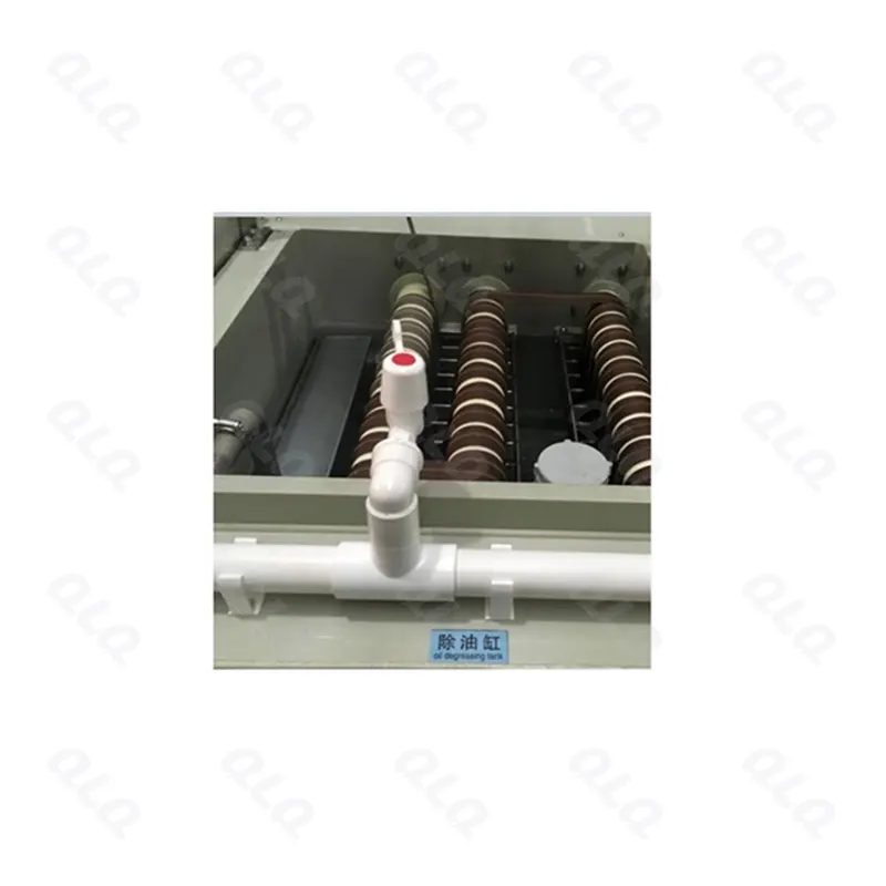 Step 8: Two Tanks Plating - QLQ zipper manufacturing machine