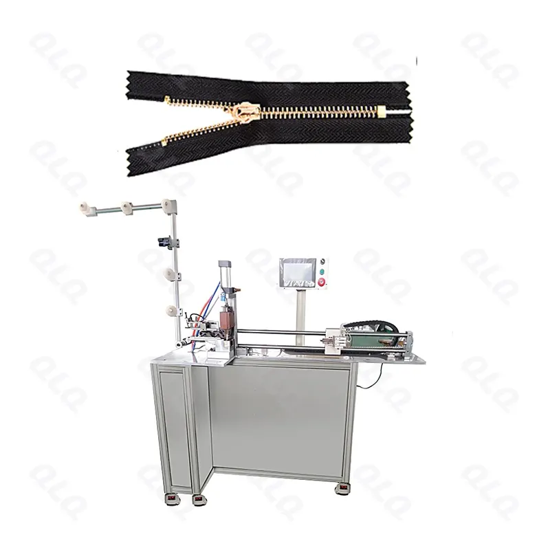 Step 5: Zipper Cutting - QLQ zipper manufacturing machine