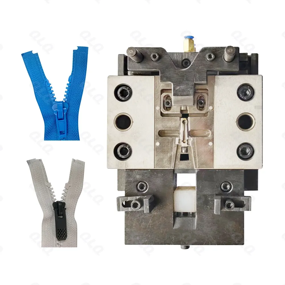 Step 6: Normal Top Stop Injection - QLQ zipper manufacturing machine