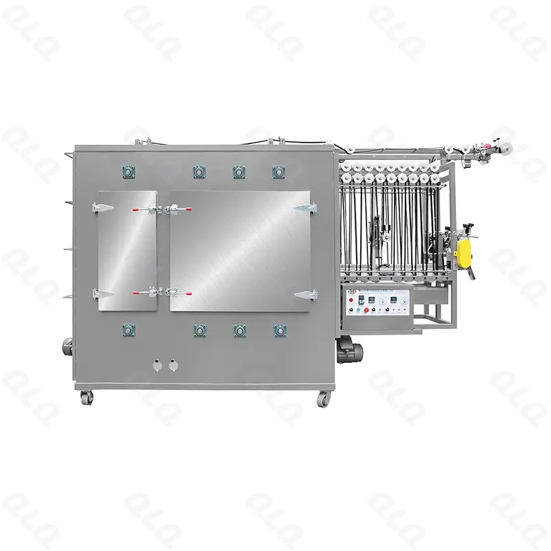 Step 8: Zipper Ironing - QLQ zipper manufacturing machine