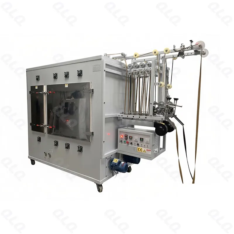 Step 8: Zipper Ironing - QLQ zipper manufacturing machine
