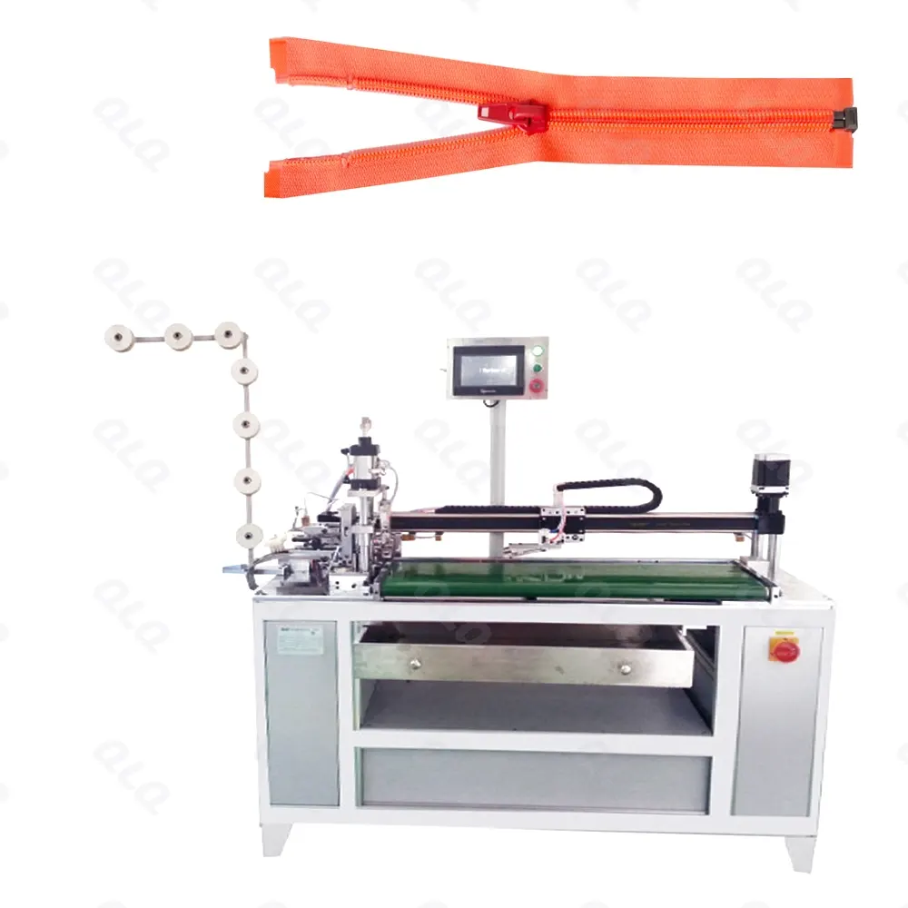 Step 7: Zipper Cutting - QLQ zipper manufacturing machine