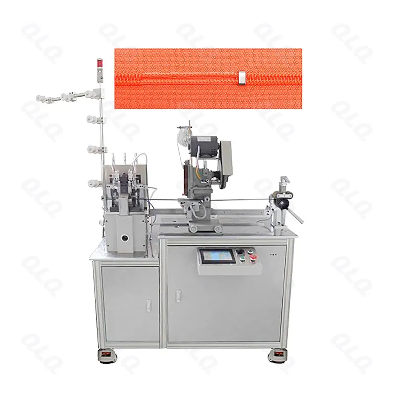 Step 1+2: Gapping & Bottom Stop Fixing - QLQ zipper manufacturing machine