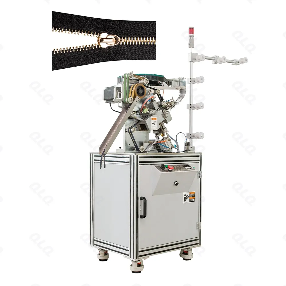 Step 5: Slider Mounting - QLQ zipper manufacturing machine
