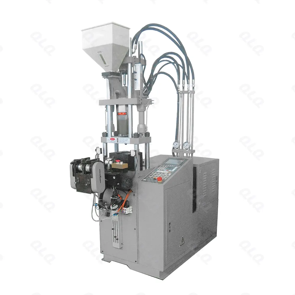 Step 4: Pin Box Fixing with Top Stop Injection - QLQ zipper manufacturing machine