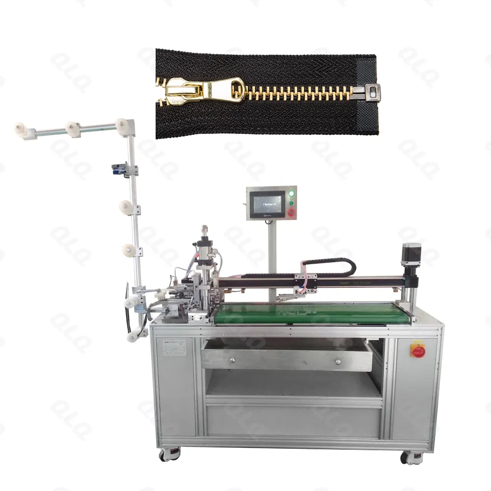 Step 7: Zipper Cutting - QLQ zipper manufacturing machine
