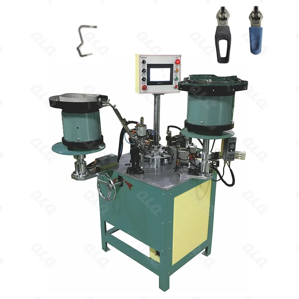 Step 7: Slider Body & Spring Assembly - QLQ zipper manufacturing machine