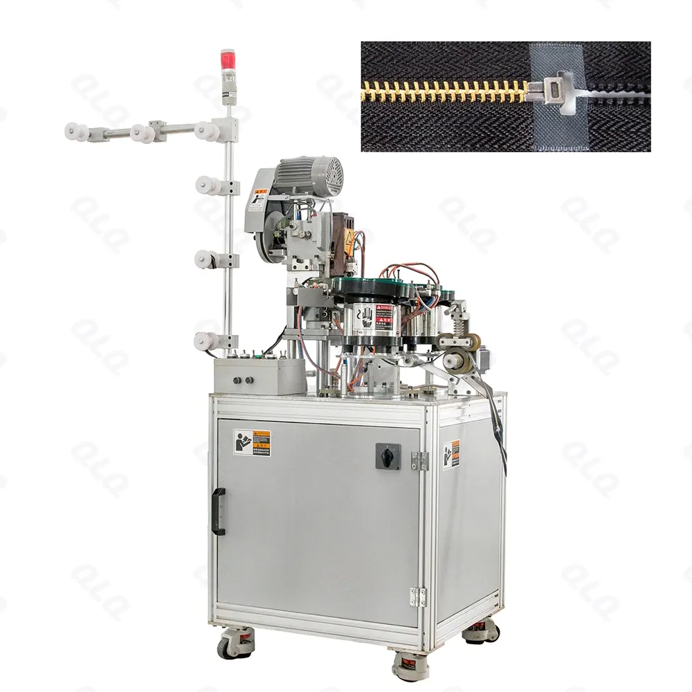 Step 4: Pin Box/Pin Pin Fixing - QLQ zipper manufacturing machine