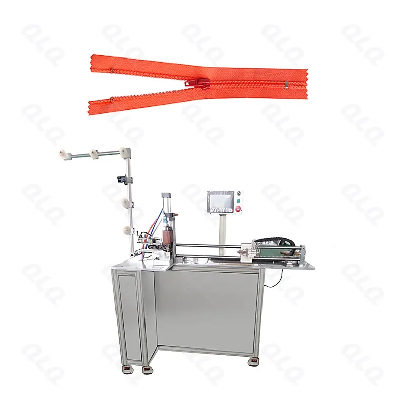 Step 5: Zipper Cutting - QLQ zipper manufacturing machine