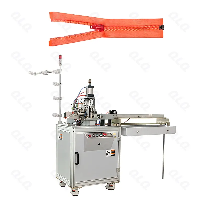 Step 8: Zipper Cutting - QLQ zipper manufacturing machine