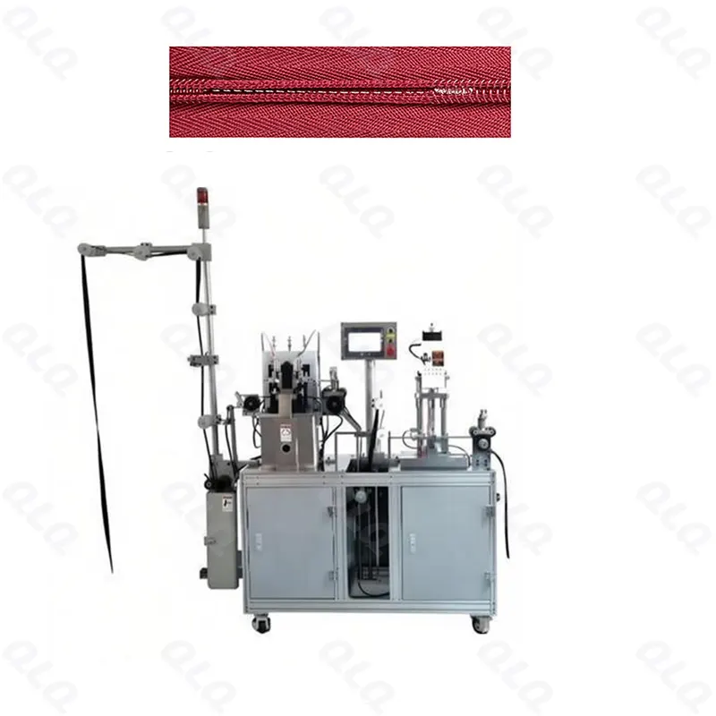 Gapping & Bottom Stop Fixing - QLQ zipper manufacturing machine