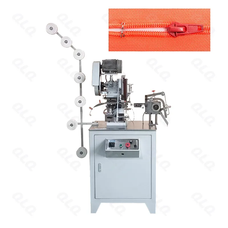 Step 6: Top Stop Fixing - QLQ zipper manufacturing machine