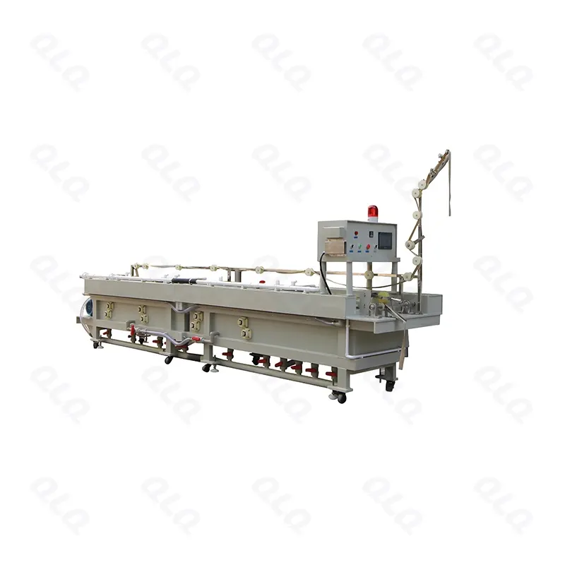 Step 6: Shiny Gold Plating - QLQ zipper manufacturing machine