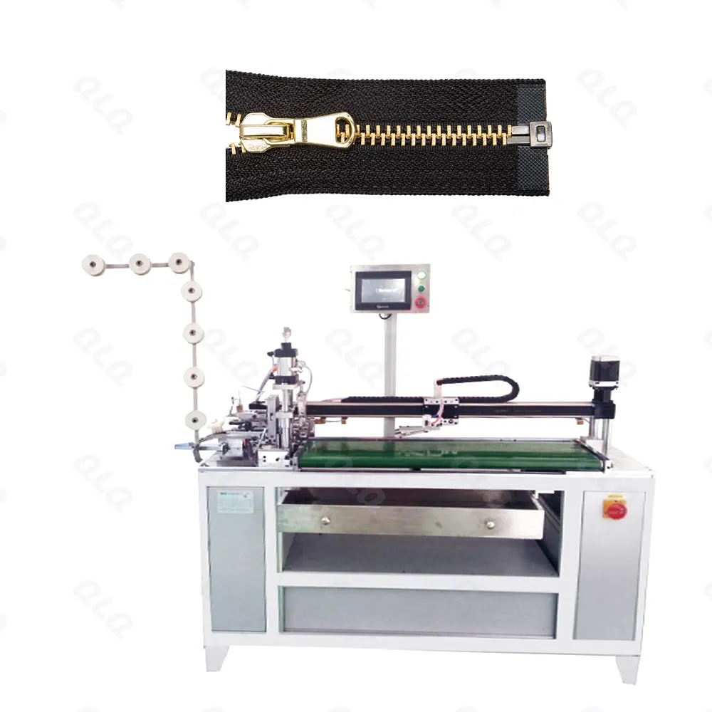 Step 7: Zipper Cutting - QLQ zipper manufacturing machine