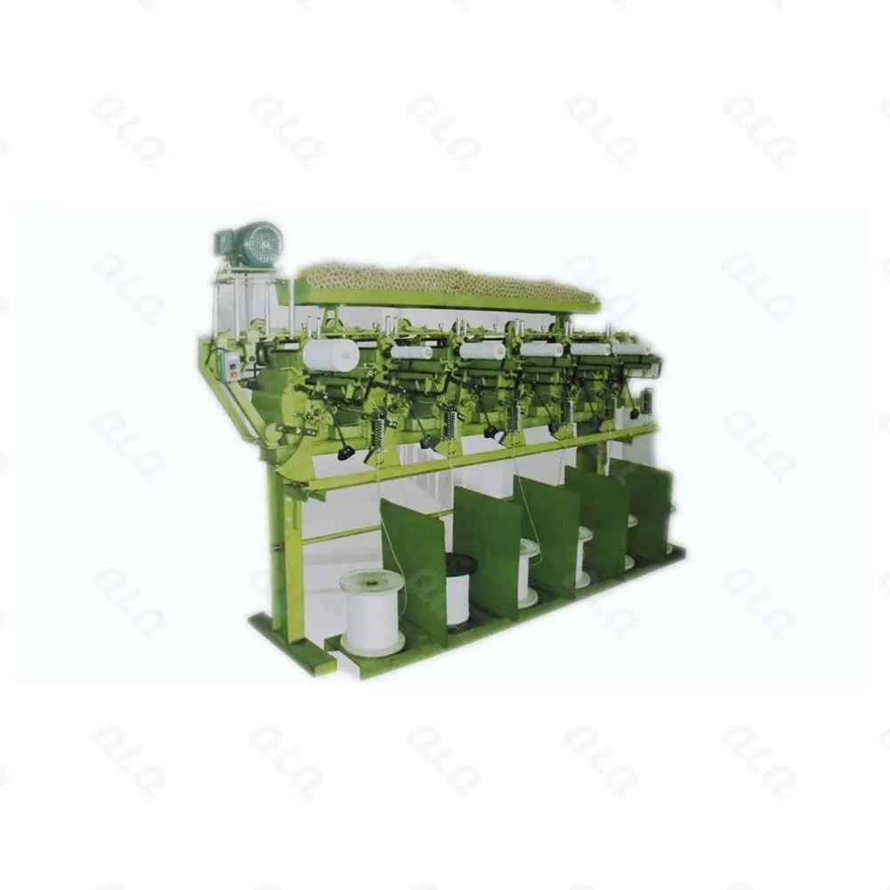 Step 2: Zipper Center Cord Rolling - QLQ zipper manufacturing machine