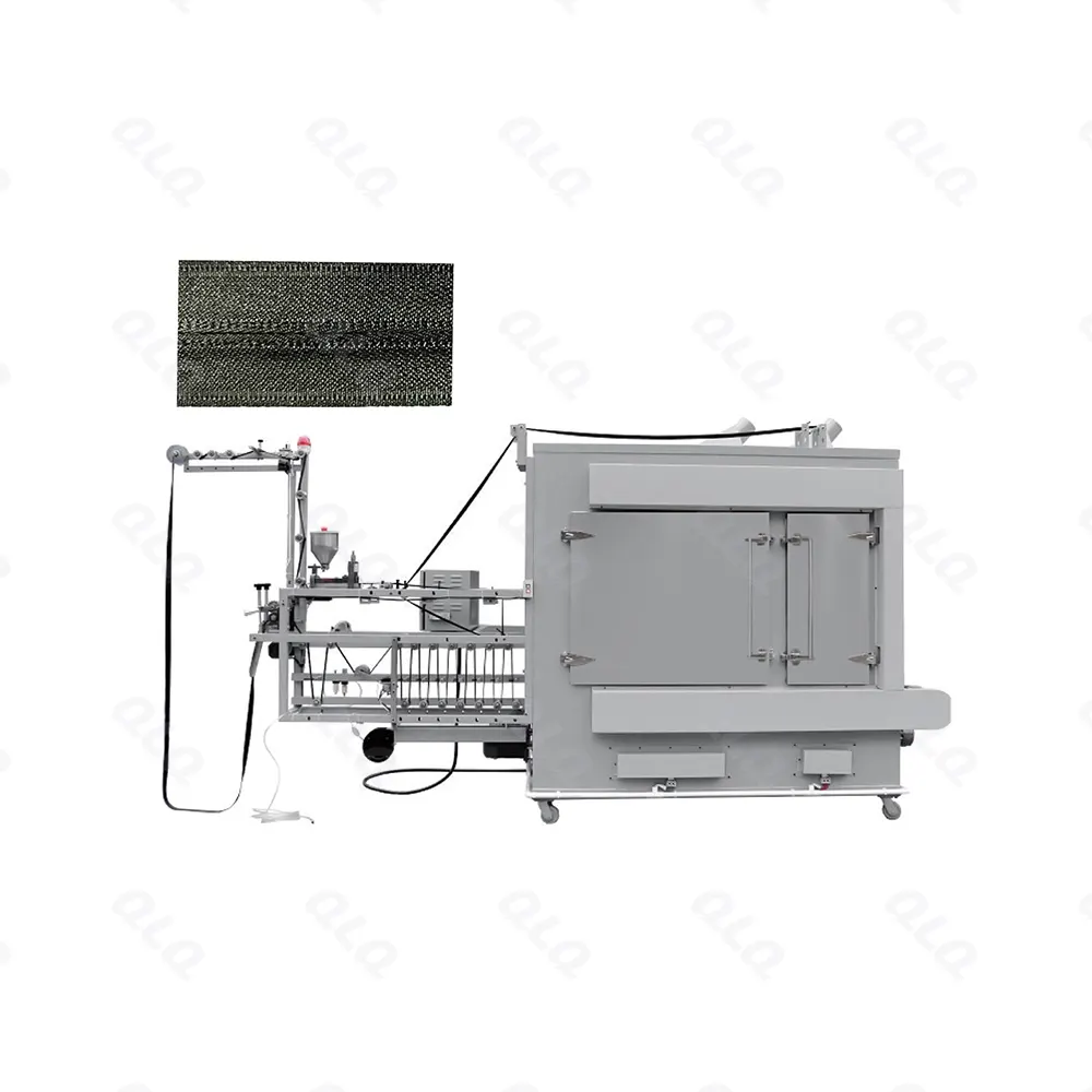 Step 1: Zipper Gumming - QLQ zipper manufacturing machine