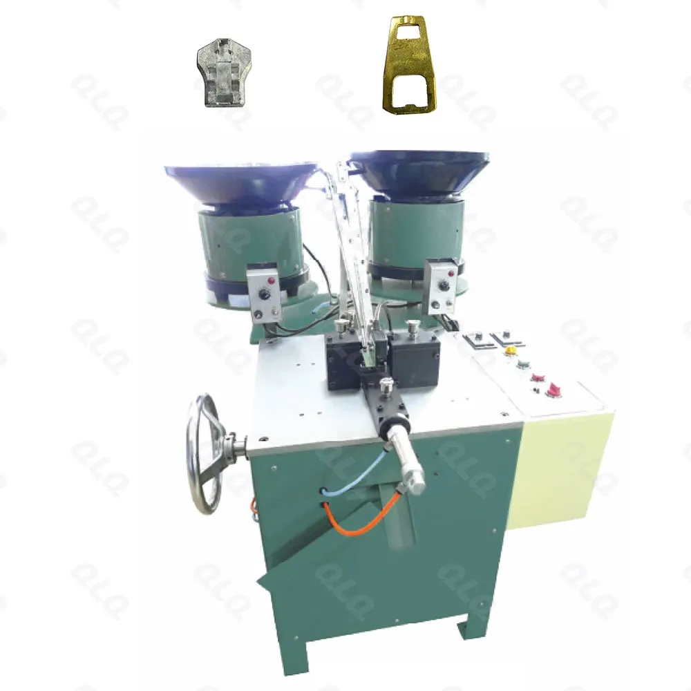 Step 6: Slider Body & Puller Assembly - QLQ zipper manufacturing machine