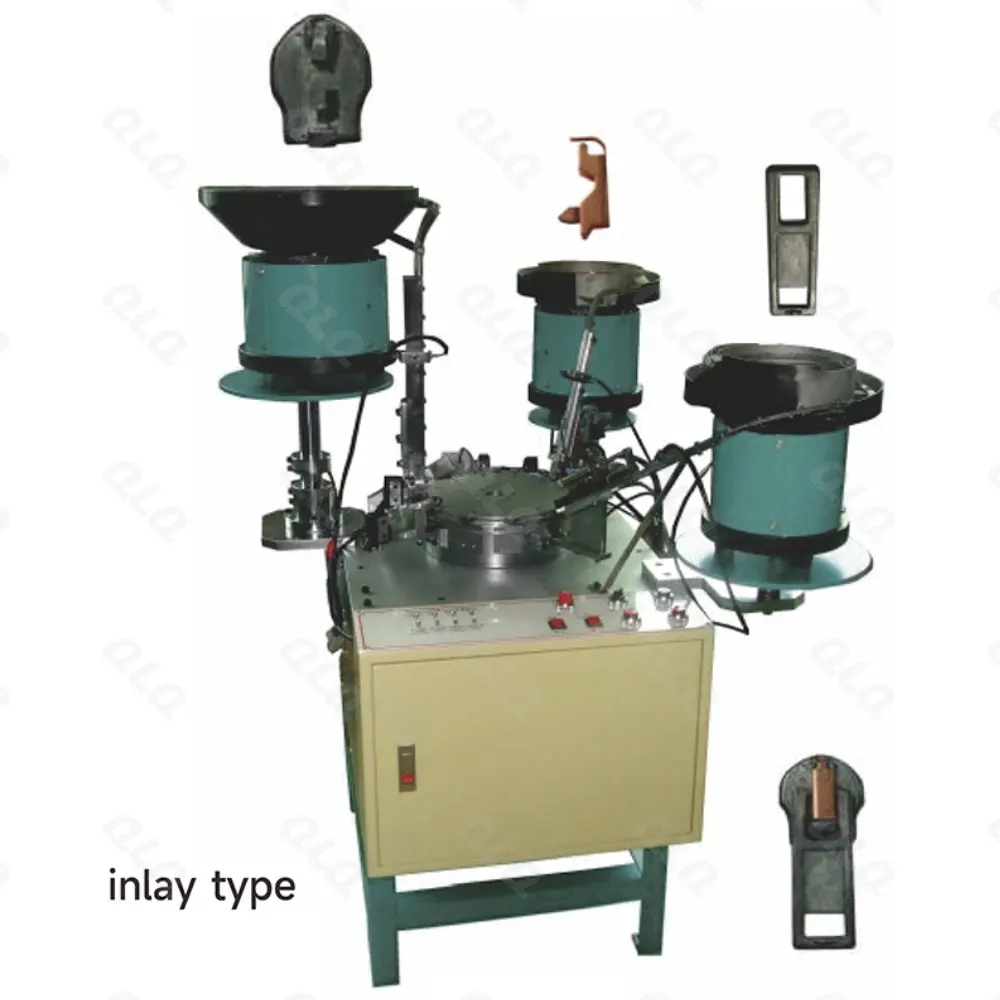 Step 7: Assembling Slider & Puller - QLQ zipper manufacturing machine