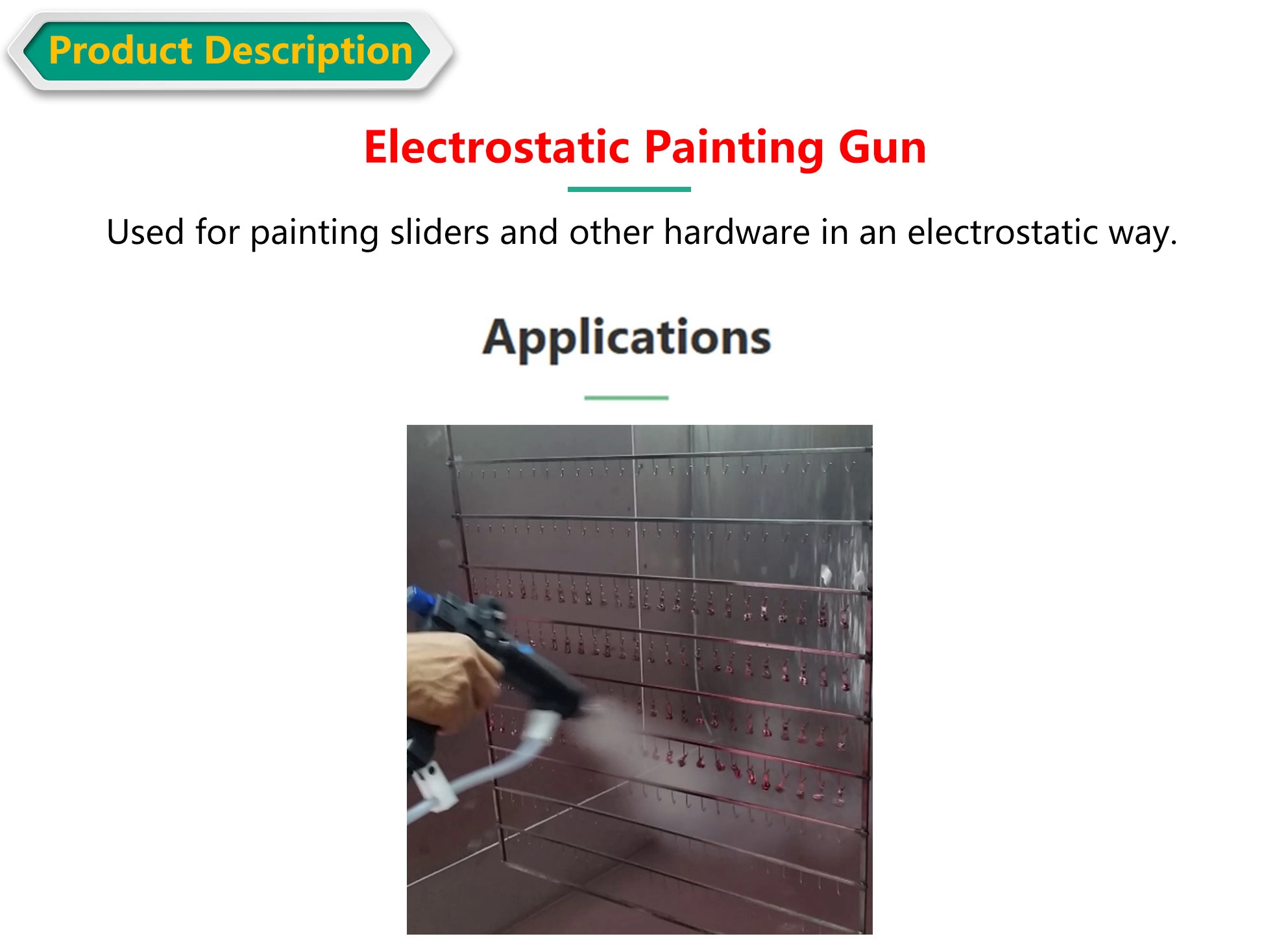 Electrostatic Painting Gun - product photo 1