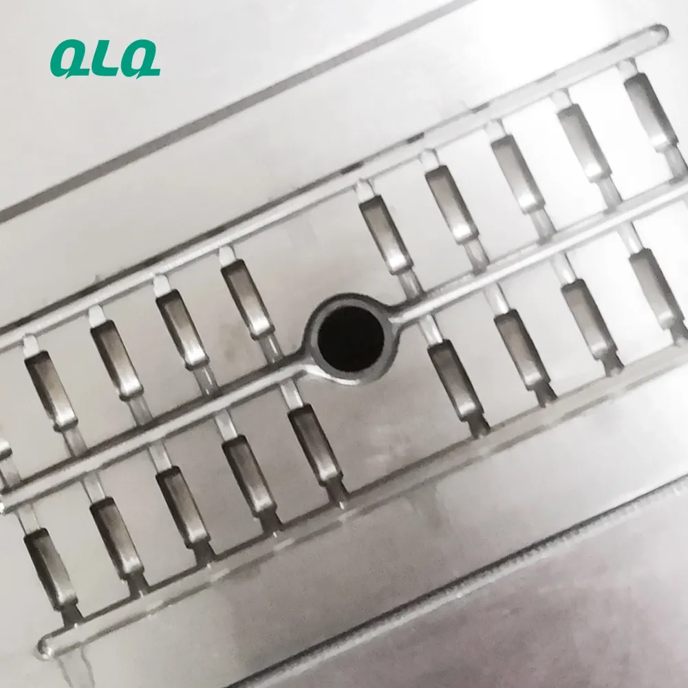 QLQ slider-cap molding zipper slider accessories diecasting zipper slider cap mould die-casting zipper stop mold