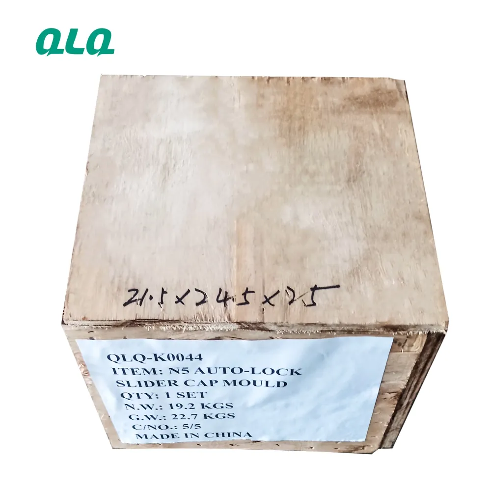 QLQ slider-cap molding zipper slider accessories diecasting zipper slider cap mould die-casting zipper stop mold