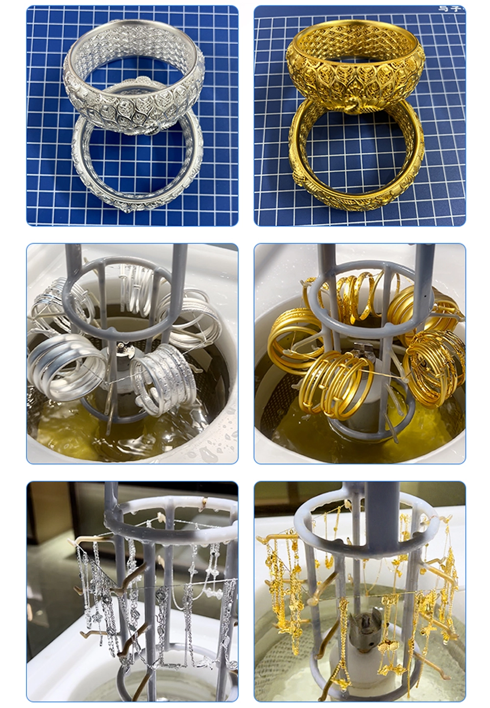 Cyanide free really gold electroplating Machine Gold-over-silver Plating machine Gold plated silver electroplating equipment - overview photo 6