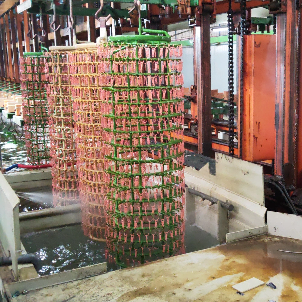 Rack nickel-plating-machine for zipper slider electro-plating-machine for zipper head gold plating machine electroplatin