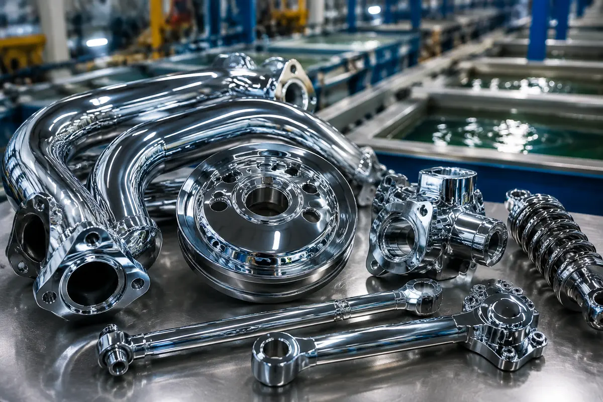 Hard Chrome Plating vs Decorative Chrome: Process Selection, Industrial Applications & Quality Standards for Metal Parts Buyers 2026