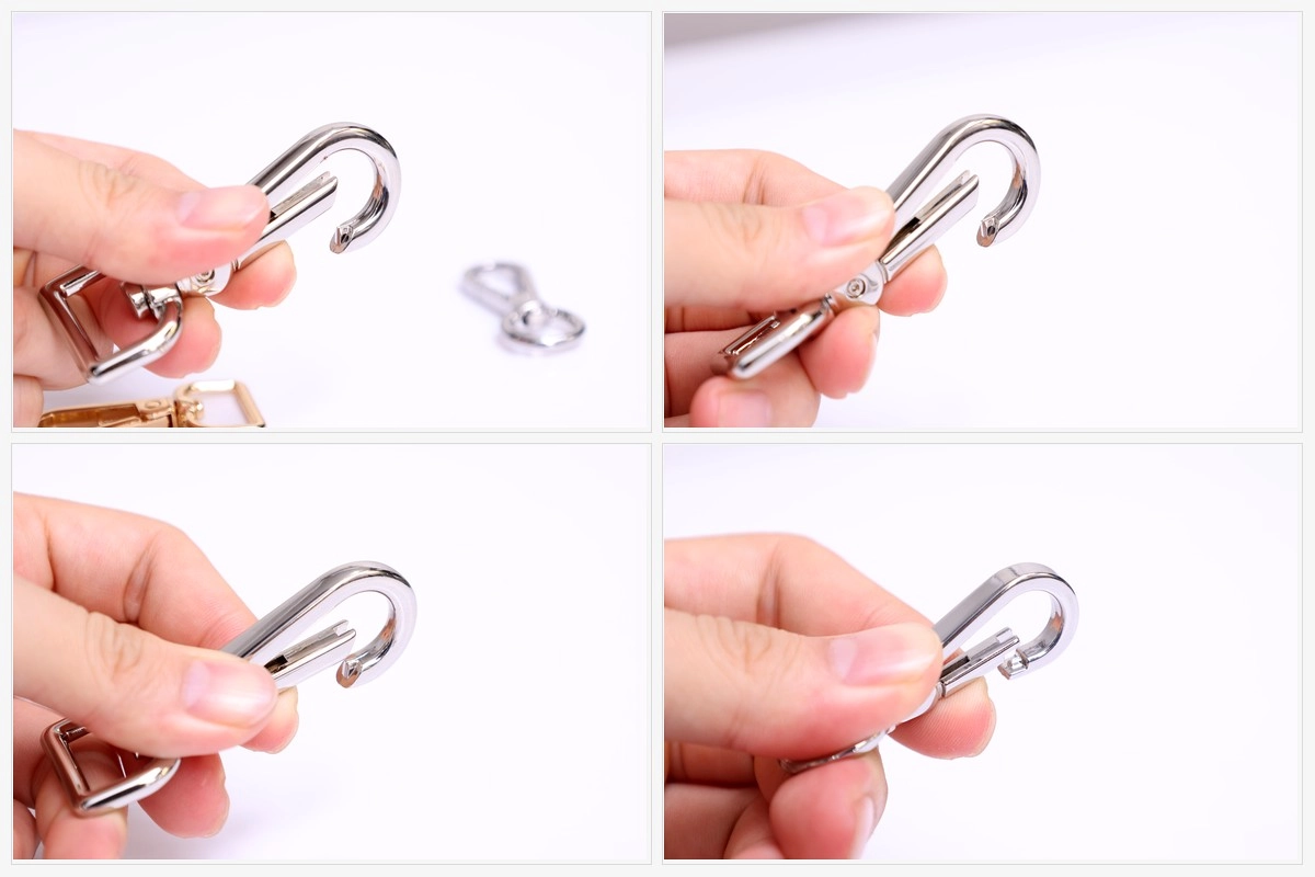 Assorted plated zipper hardware showing consistent color