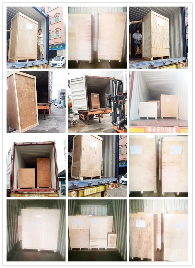 Rack painting line and spray booth for metal parts - production view