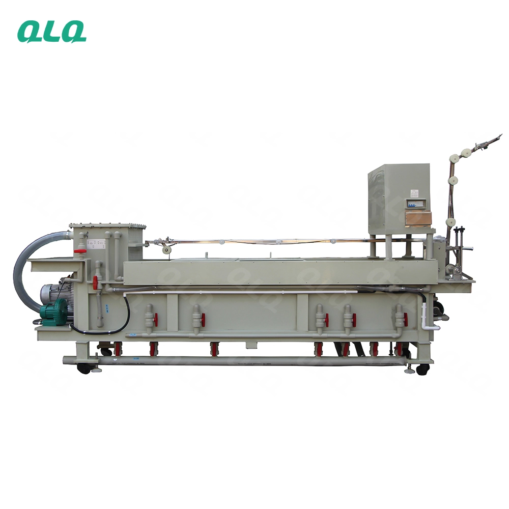 Cleaning and pre-treatment machine for metal hardware - workshop detail