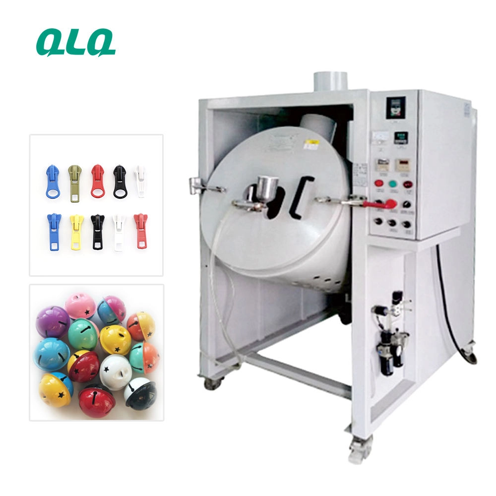 Spray painting machine and painting booth - production view