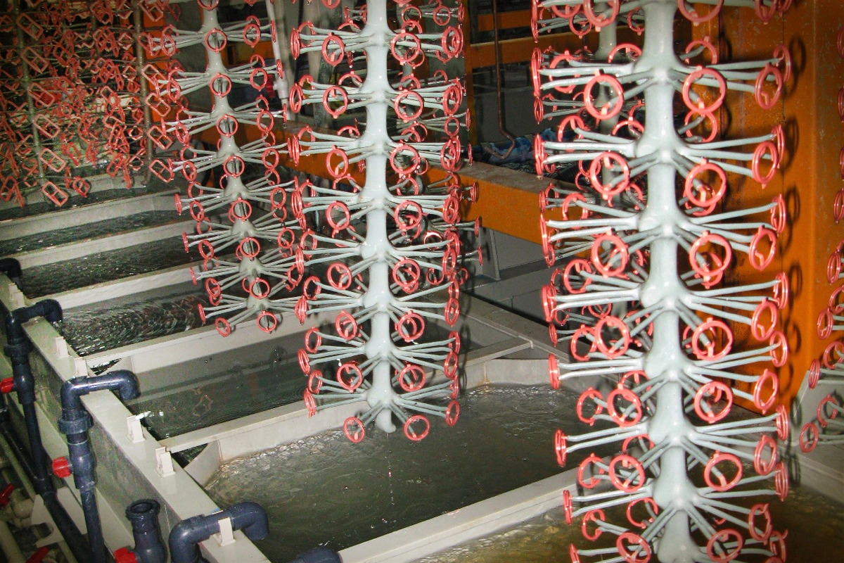 Liquid processing machine with tubes and valves on production line