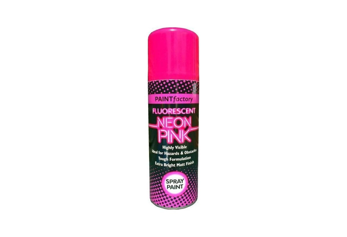 Paint, Hand Spray Fluorescent Peach Red &mdash; product form (colour and physical appearance)
