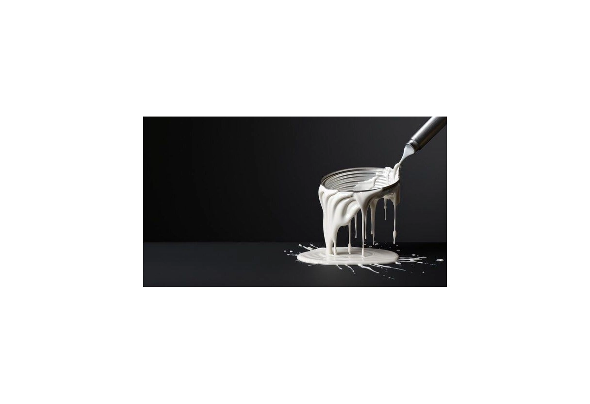 Paint (Spray) Super White &mdash; product form (colour and physical appearance)
