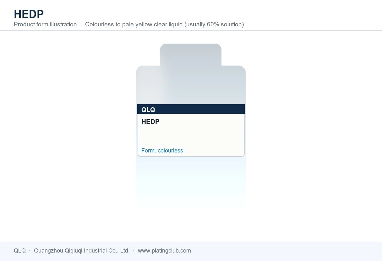 HEDP &mdash; product form (colour and physical appearance)