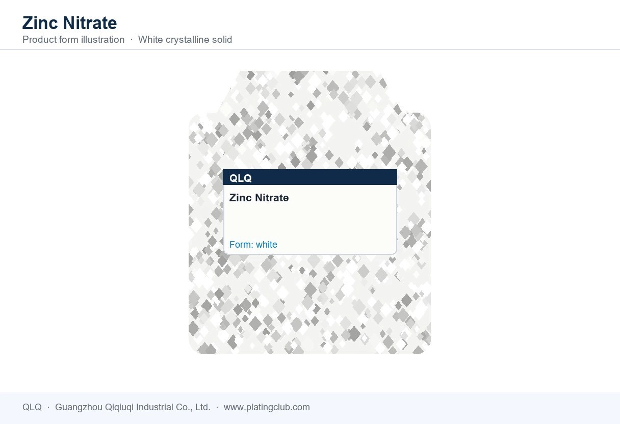 Zinc Nitrate &mdash; product form (colour and physical appearance)
