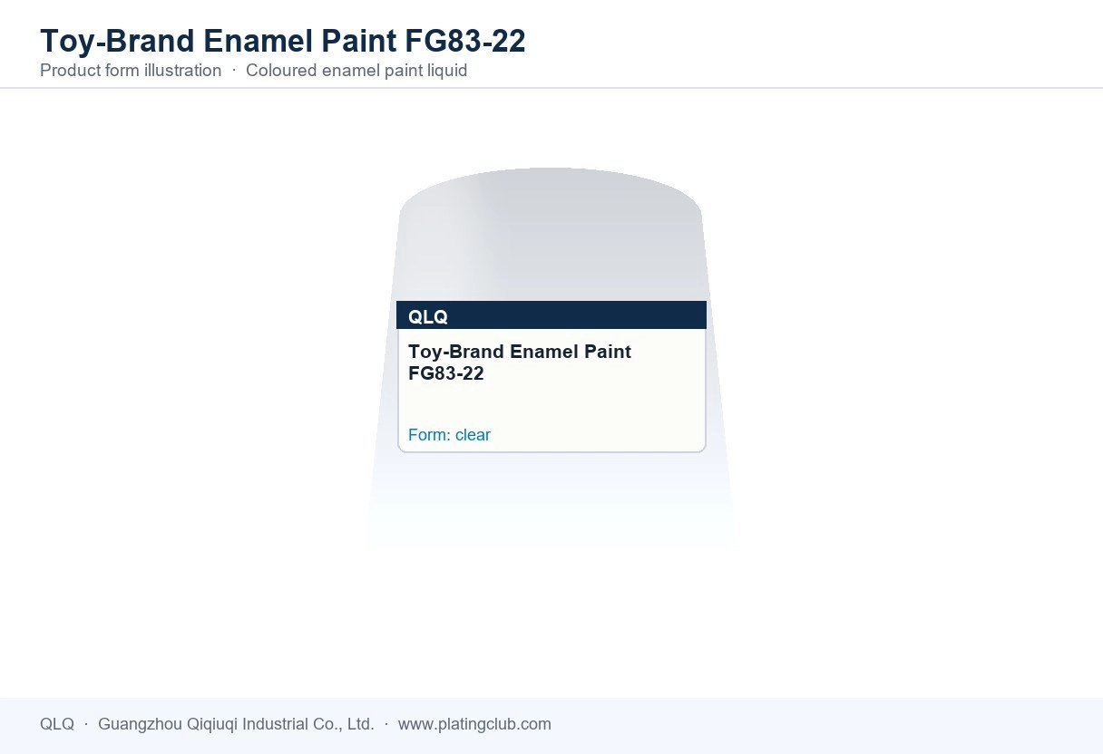 Toy-Brand Enamel Paint FG83-22 &mdash; product form (colour and physical appearance)