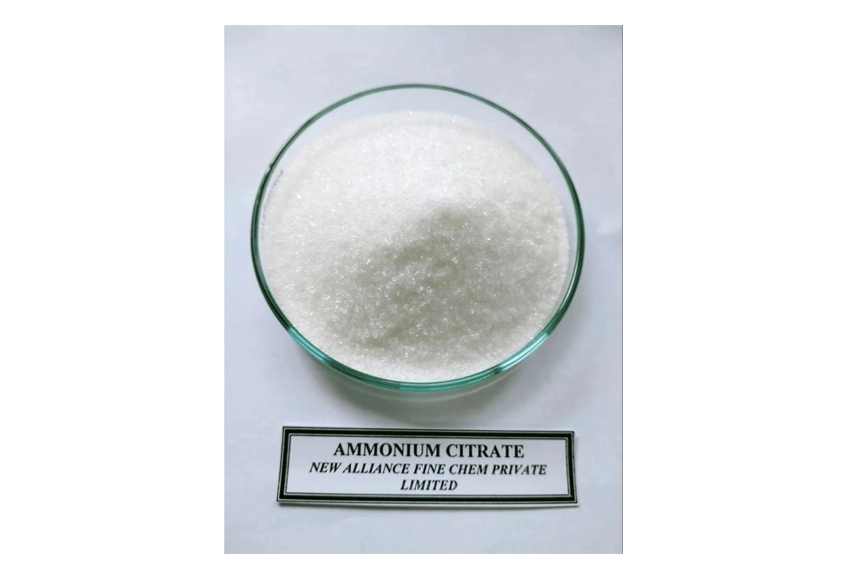 Ammonium Citrate &mdash; product form (colour and physical appearance)