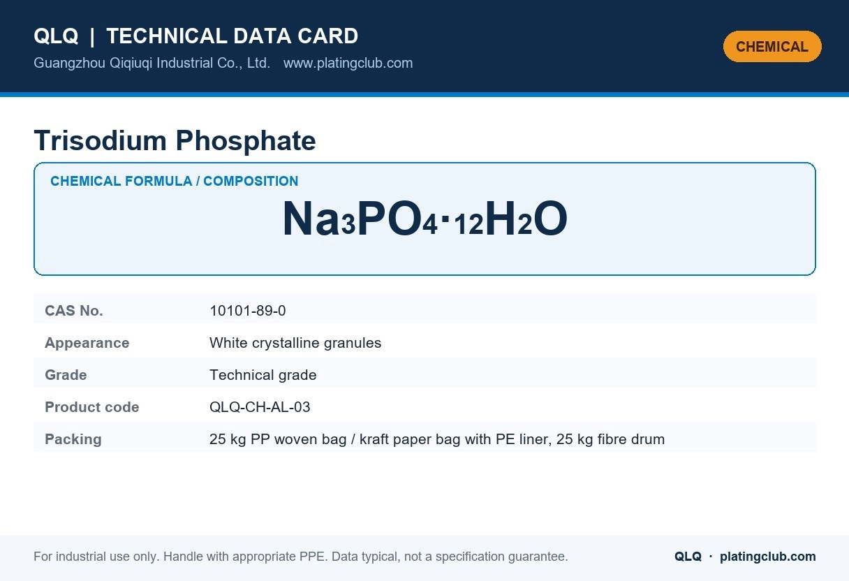 Trisodium Phosphate &mdash; chemical formula and technical data