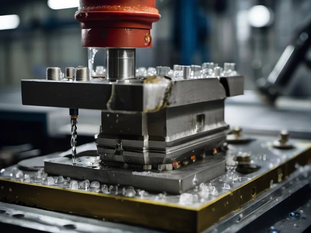 Clean assembly line factory floor