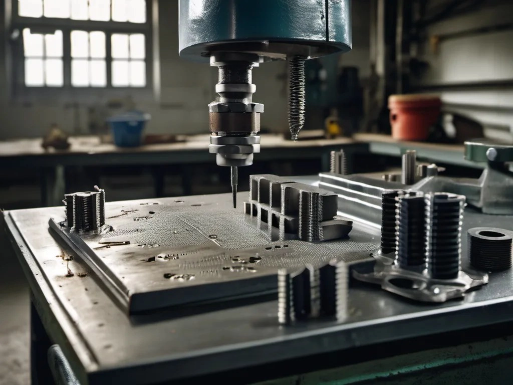 Die casting moulds for zipper sliders on the maintenance bench