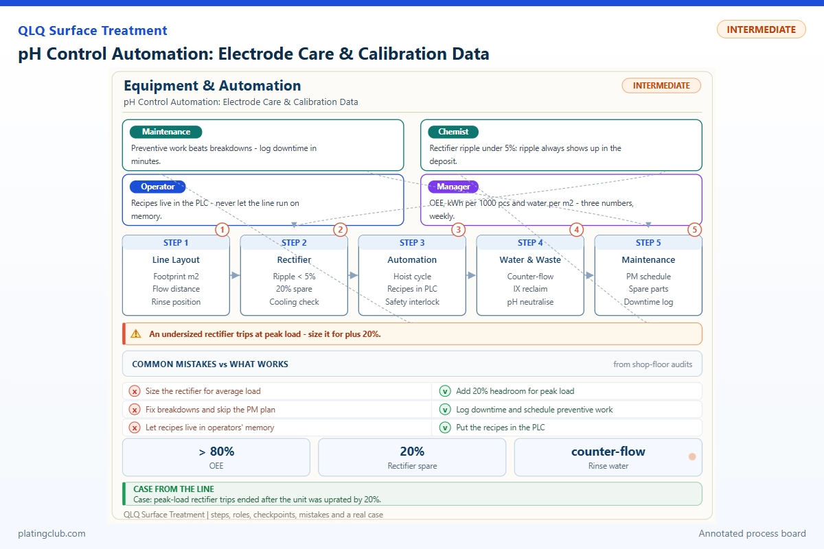  pH Control Automation: Electrode Care & Calibration Data