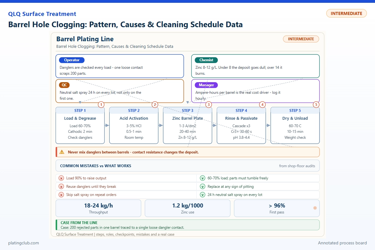 Barrel Hole Clogging: Pattern, Causes & Cleaning Schedule Data